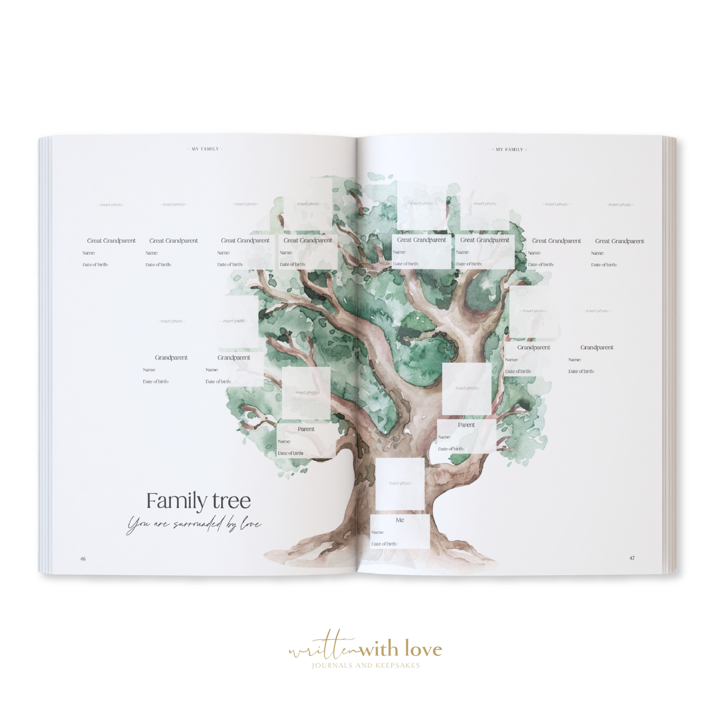 Baby Memory Book - Pregnancy to 5 Years - Classic White