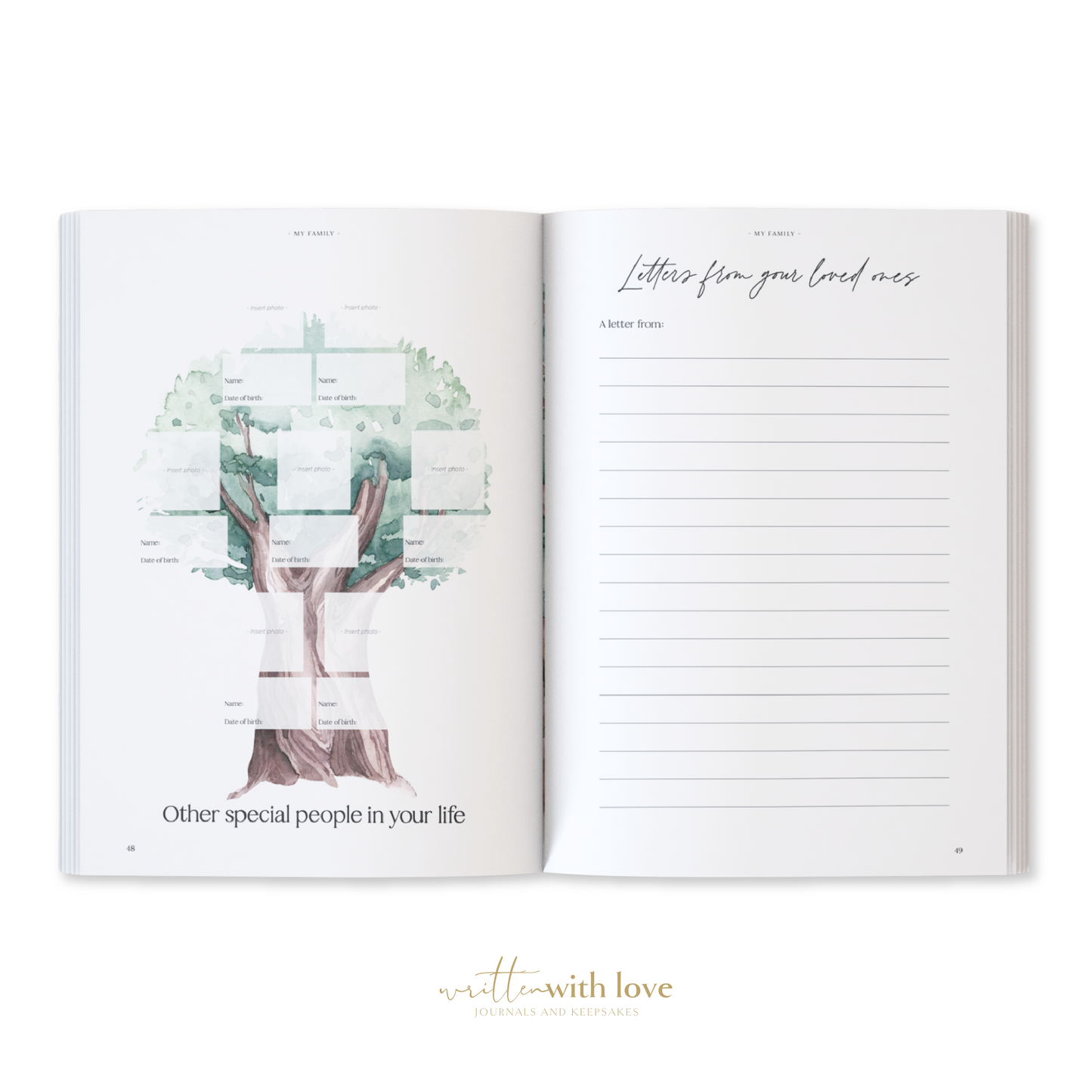 Baby Memory Book - Pregnancy to 5 Years - Classic White