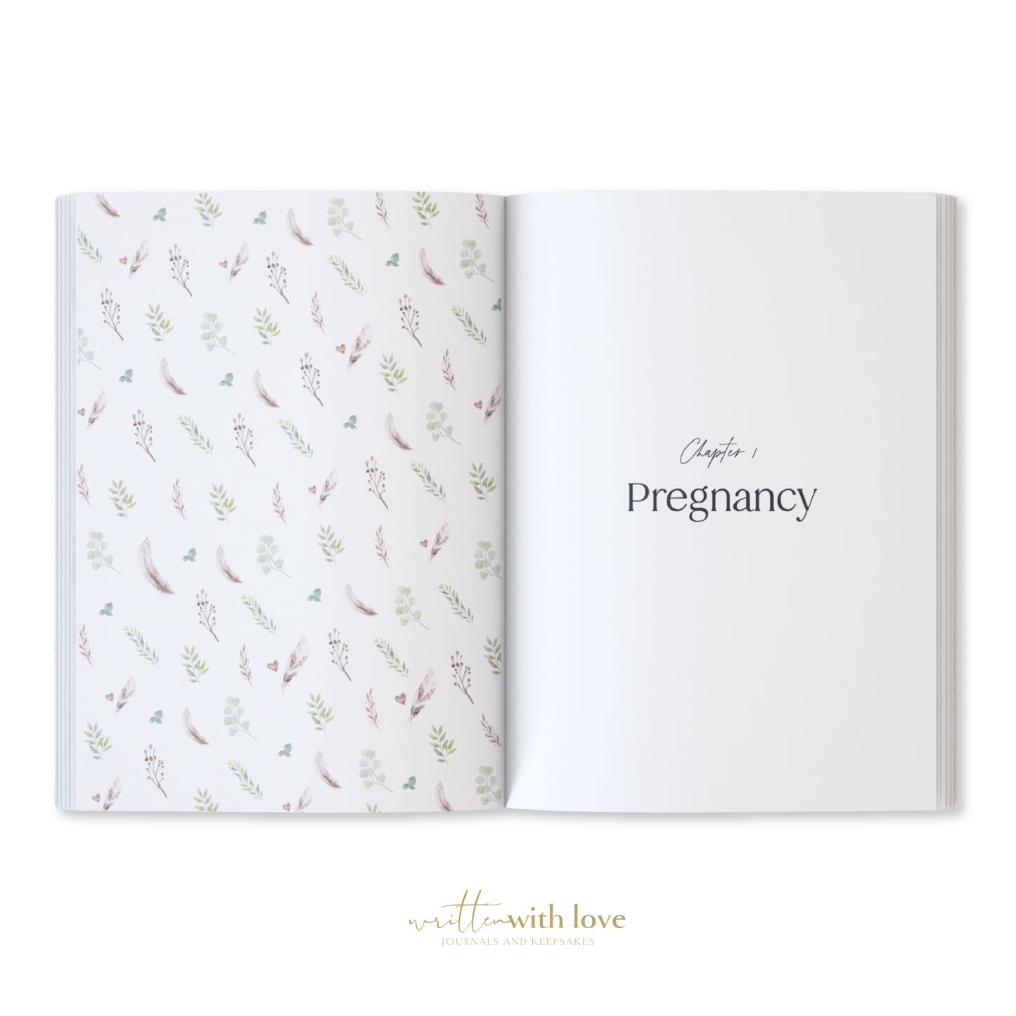 Baby Memory Book - Pregnancy to 5 Years - Classic White