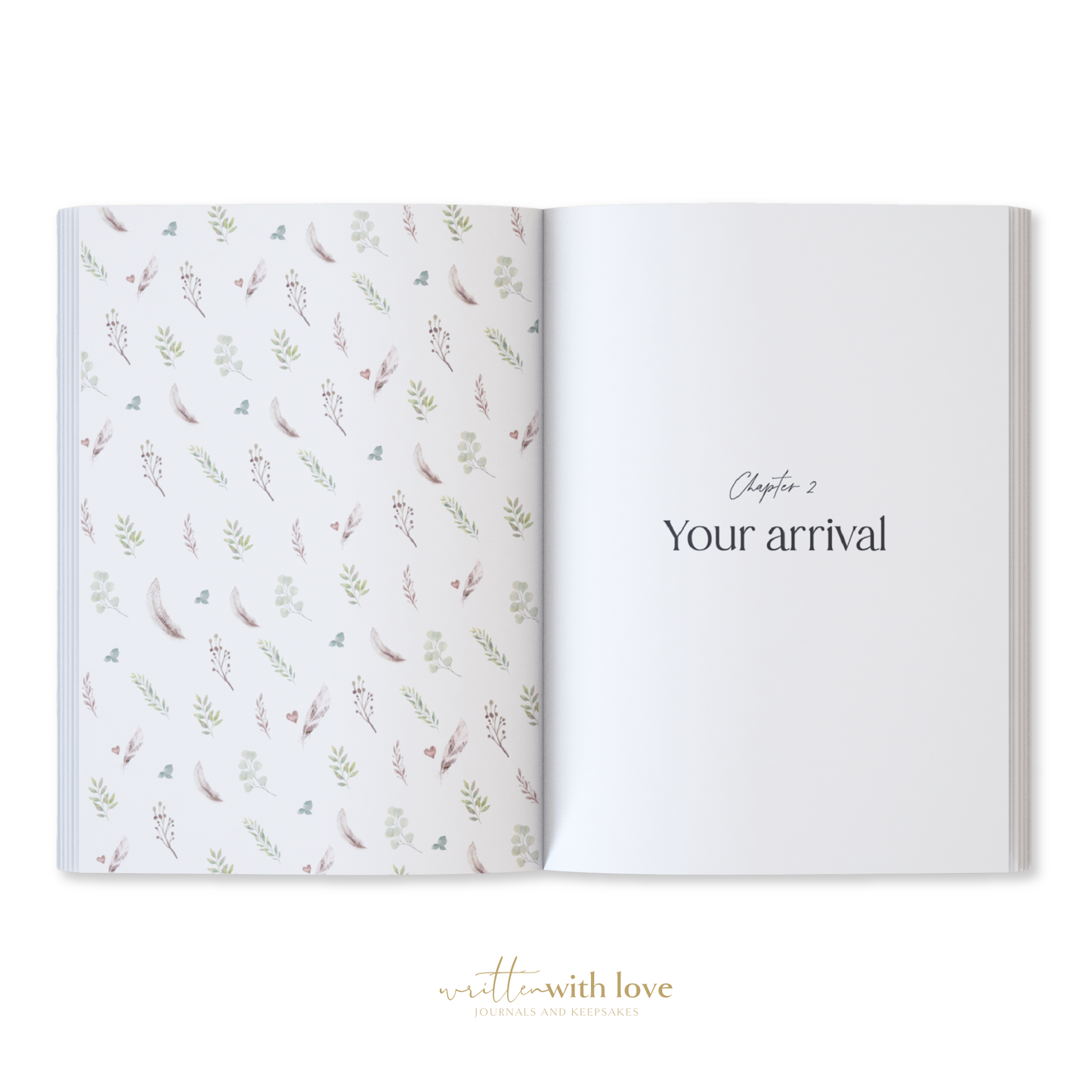Baby Memory Book - Pregnancy to 5 Years - Classic White
