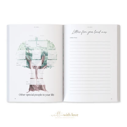 Baby Memory Book  - Pregnancy to 5 Years - Classic White