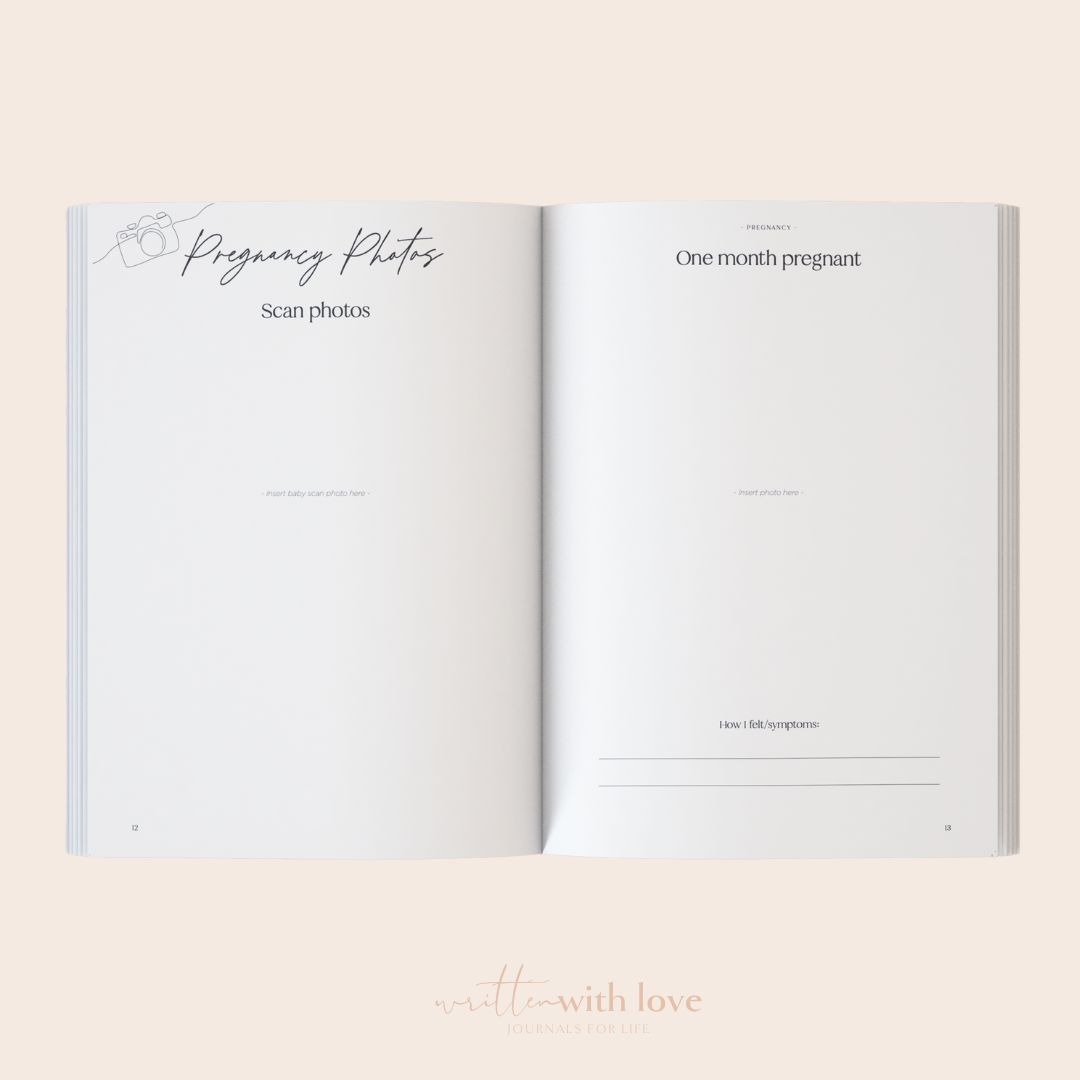 Baby Memory Book - Oatmeal Linen