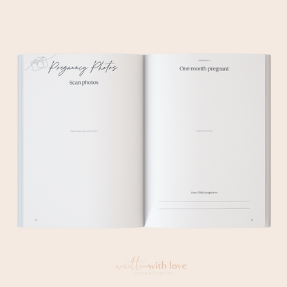 Baby Memory Book - Oatmeal Linen