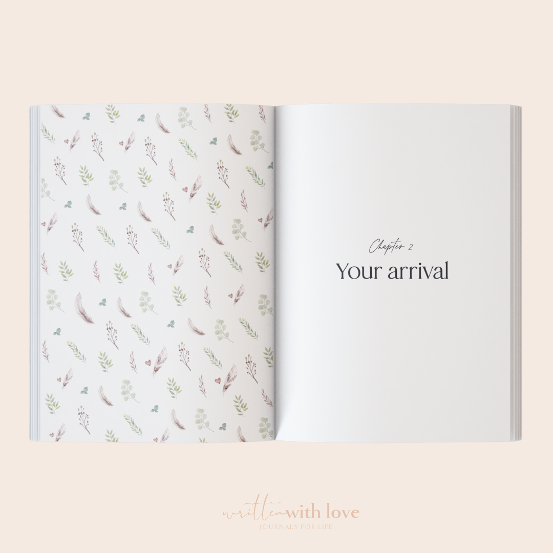 Baby Memory Book  - Pregnancy to 5 Years - Classic White