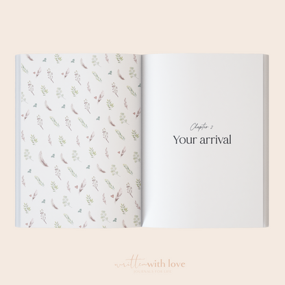 Baby Memory Book  - Pregnancy to 5 Years - Classic White