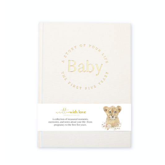 Baby Memory Book  - Pregnancy to 5 Years - Classic White