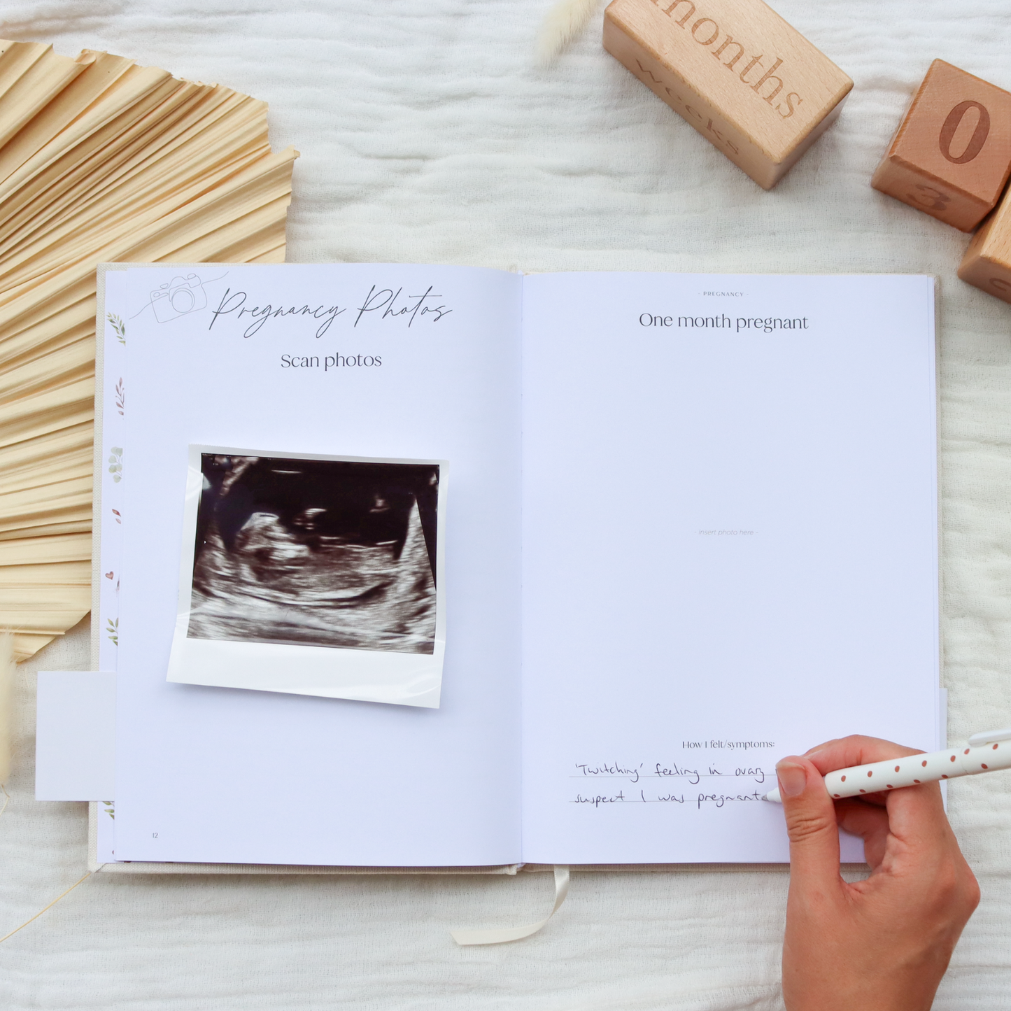 Baby Memory Book  - Pregnancy to 5 Years - Classic White