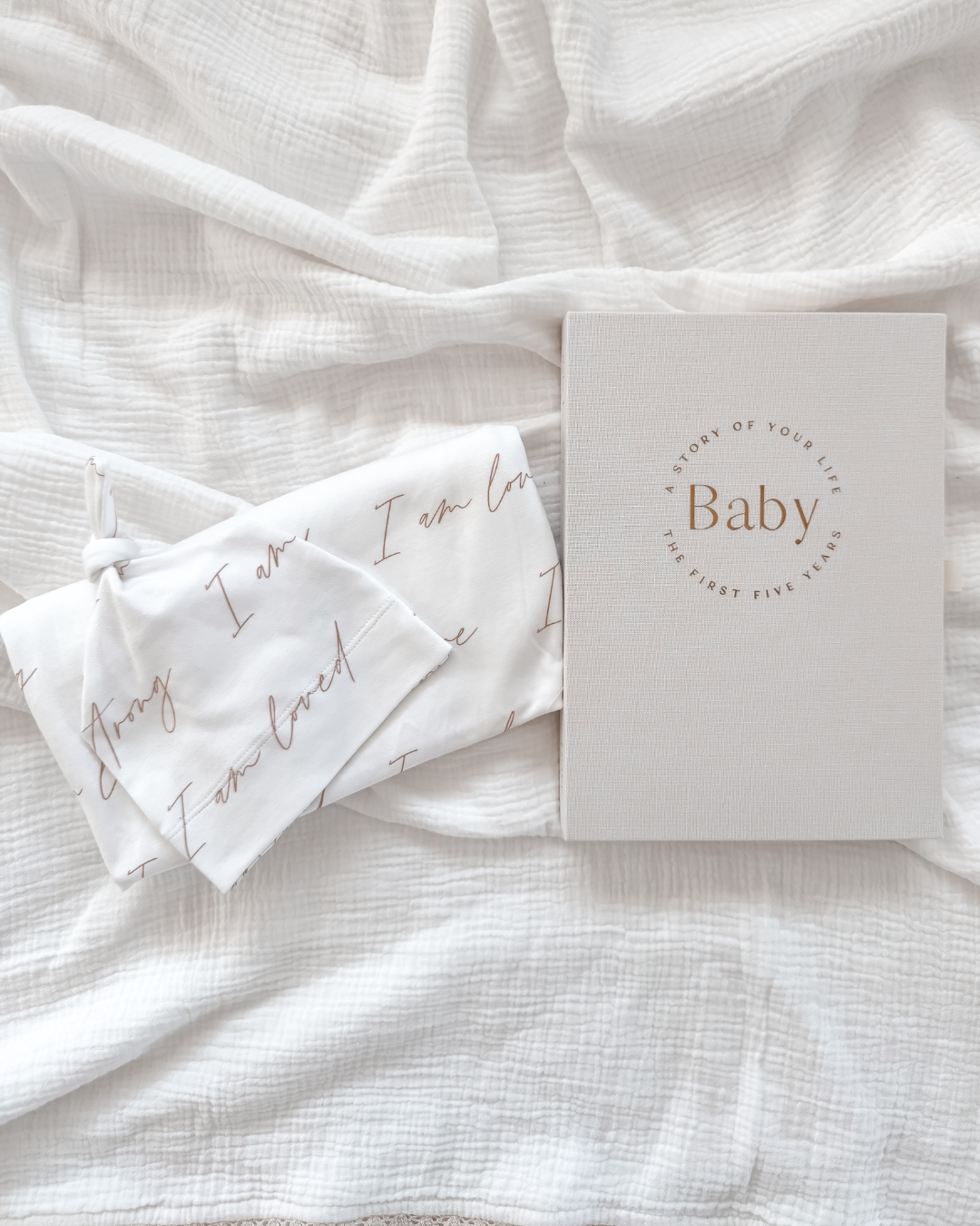 Affirmations - Organic Baby Swaddle Wrap Set