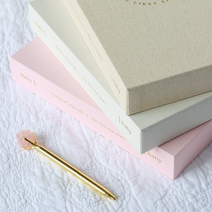 Rose Quartz Gold Crystal Pen